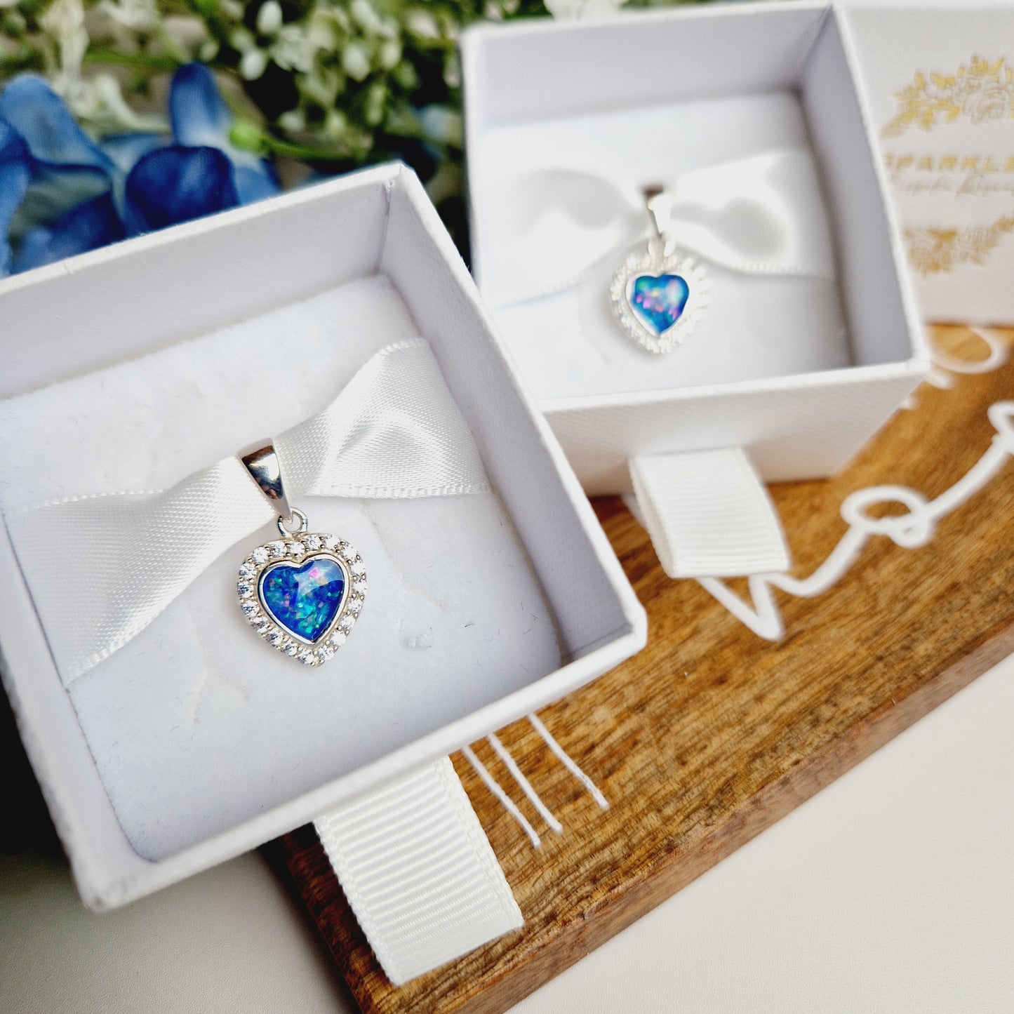 Heart crystal pendant