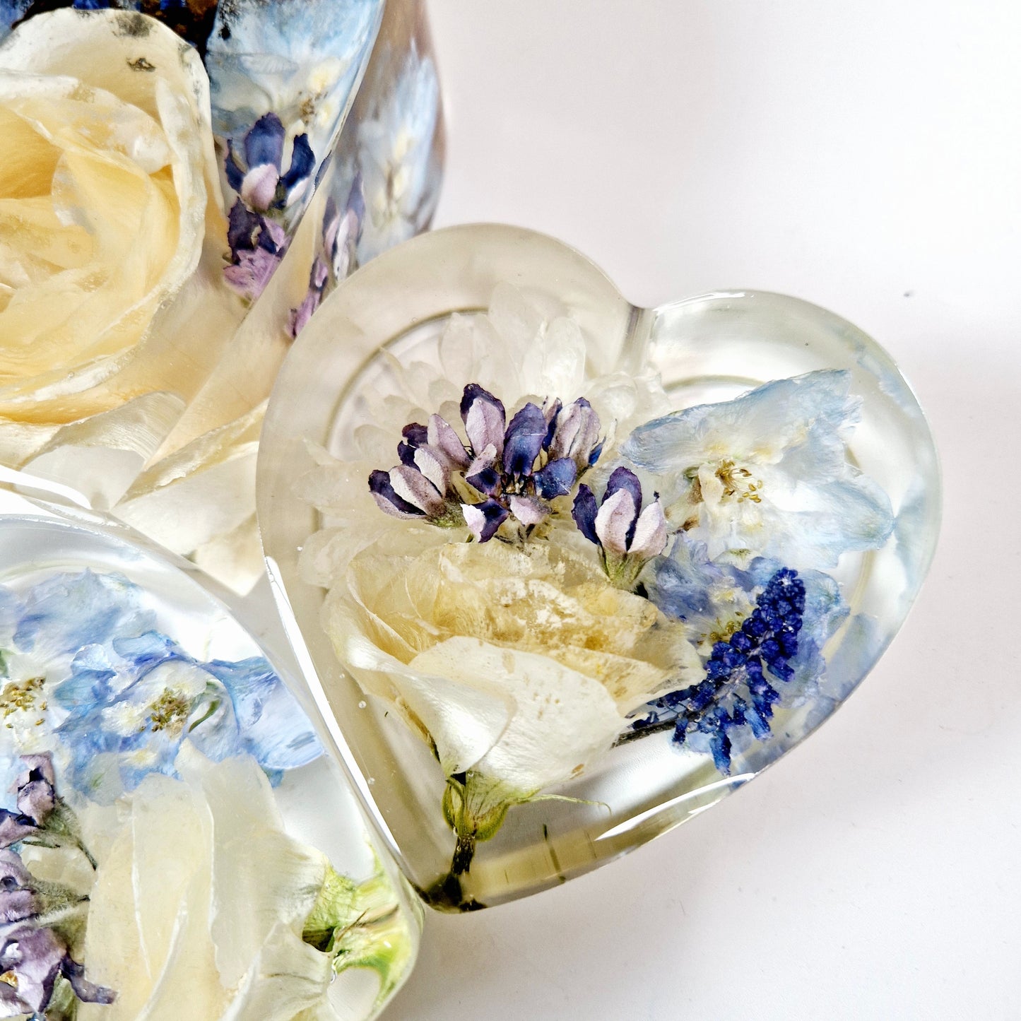 8cm Flower preservation heart.