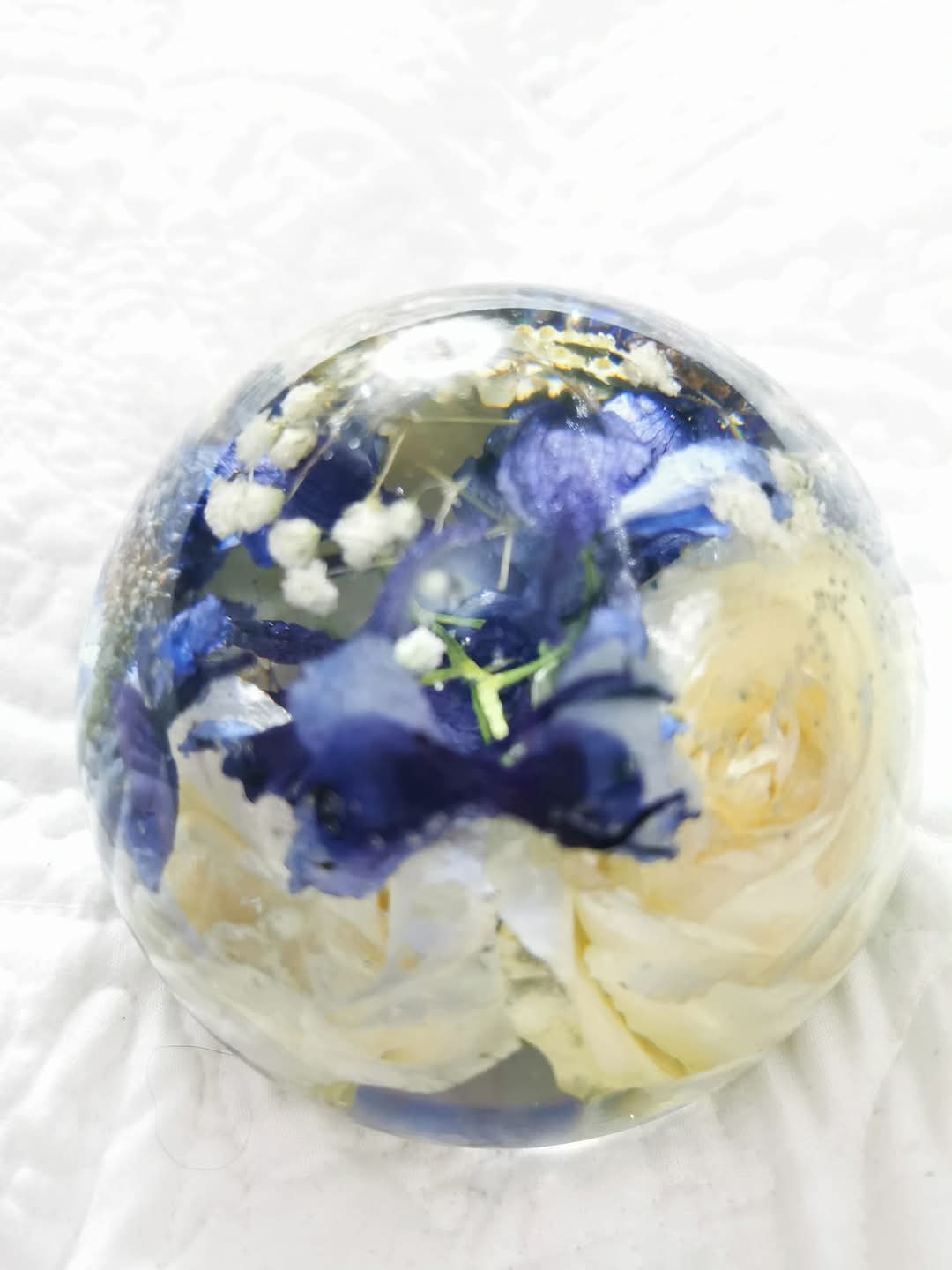 11cm Floral Sphere