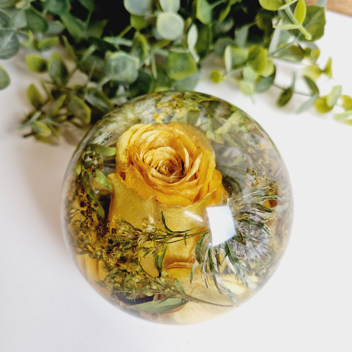 11cm Floral Sphere