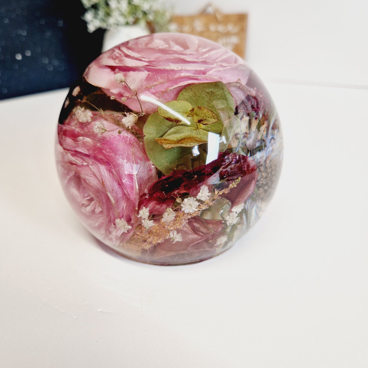 11cm Floral Sphere