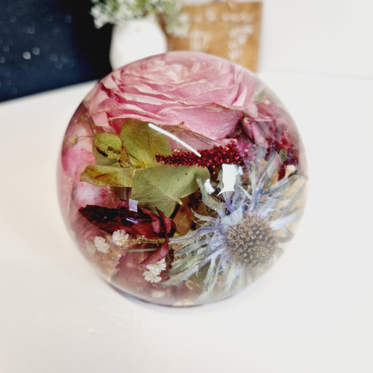 11cm Floral Sphere