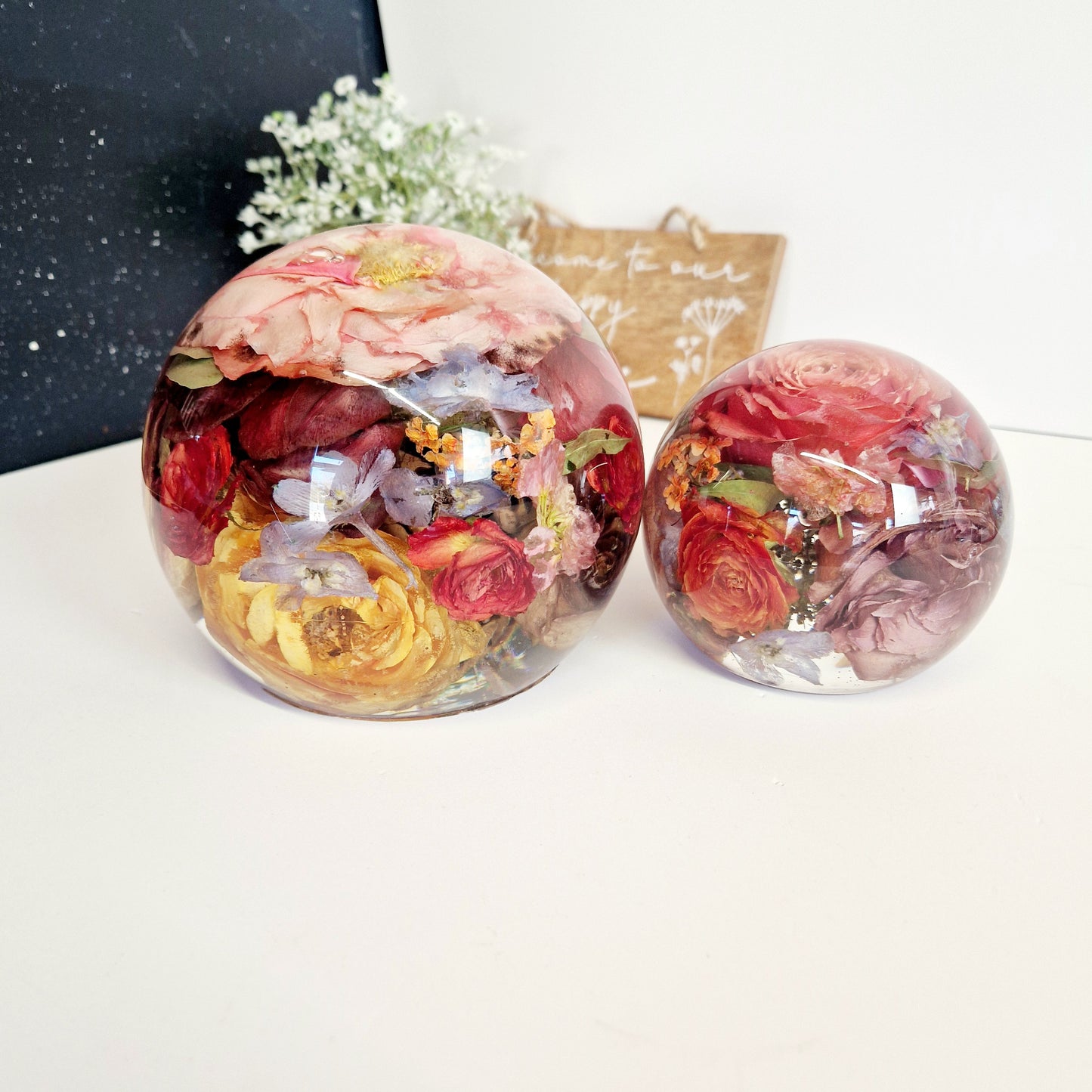 18cm XXLarge Floral Sphere