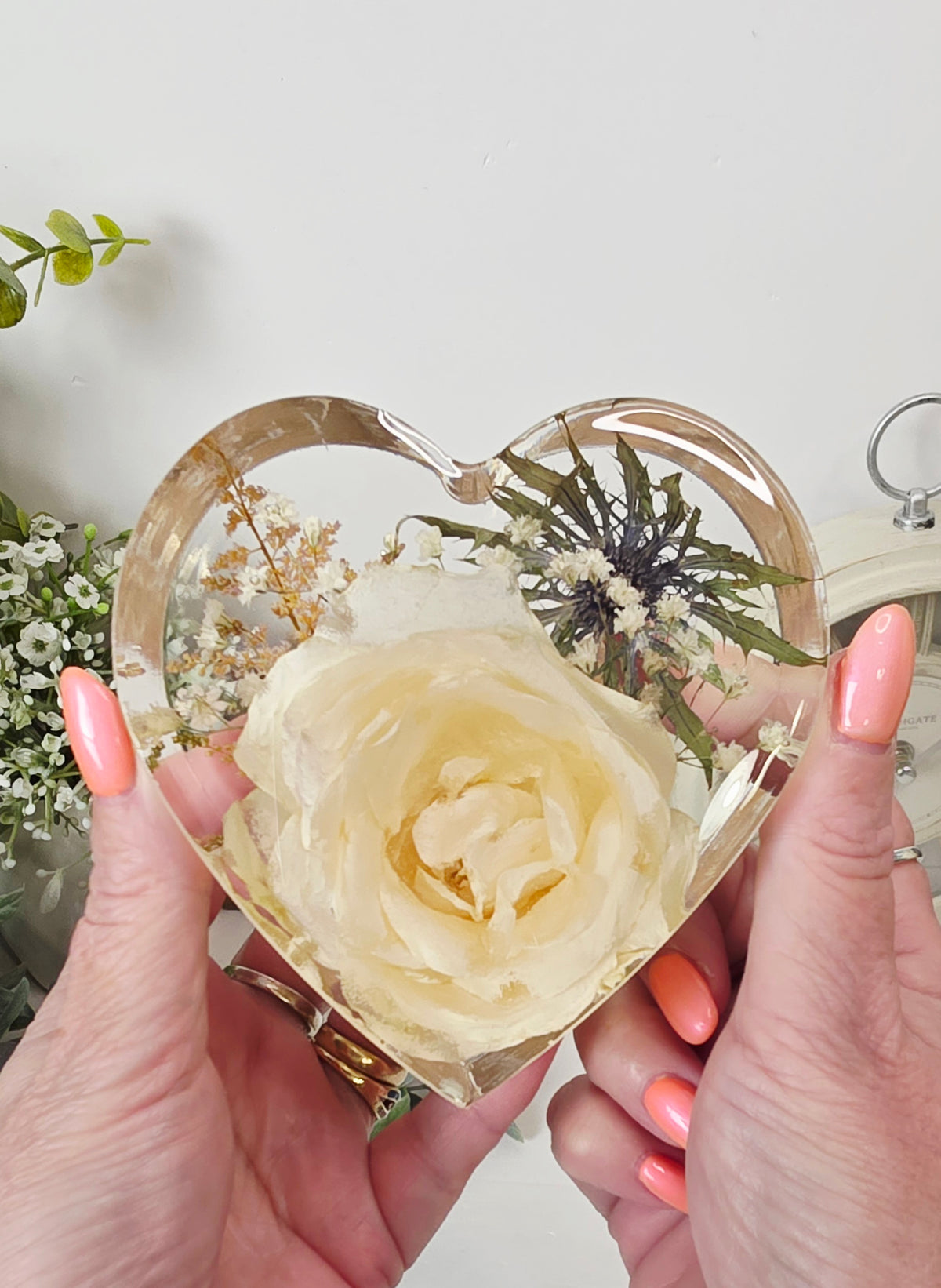 10cm Freestanding Heart