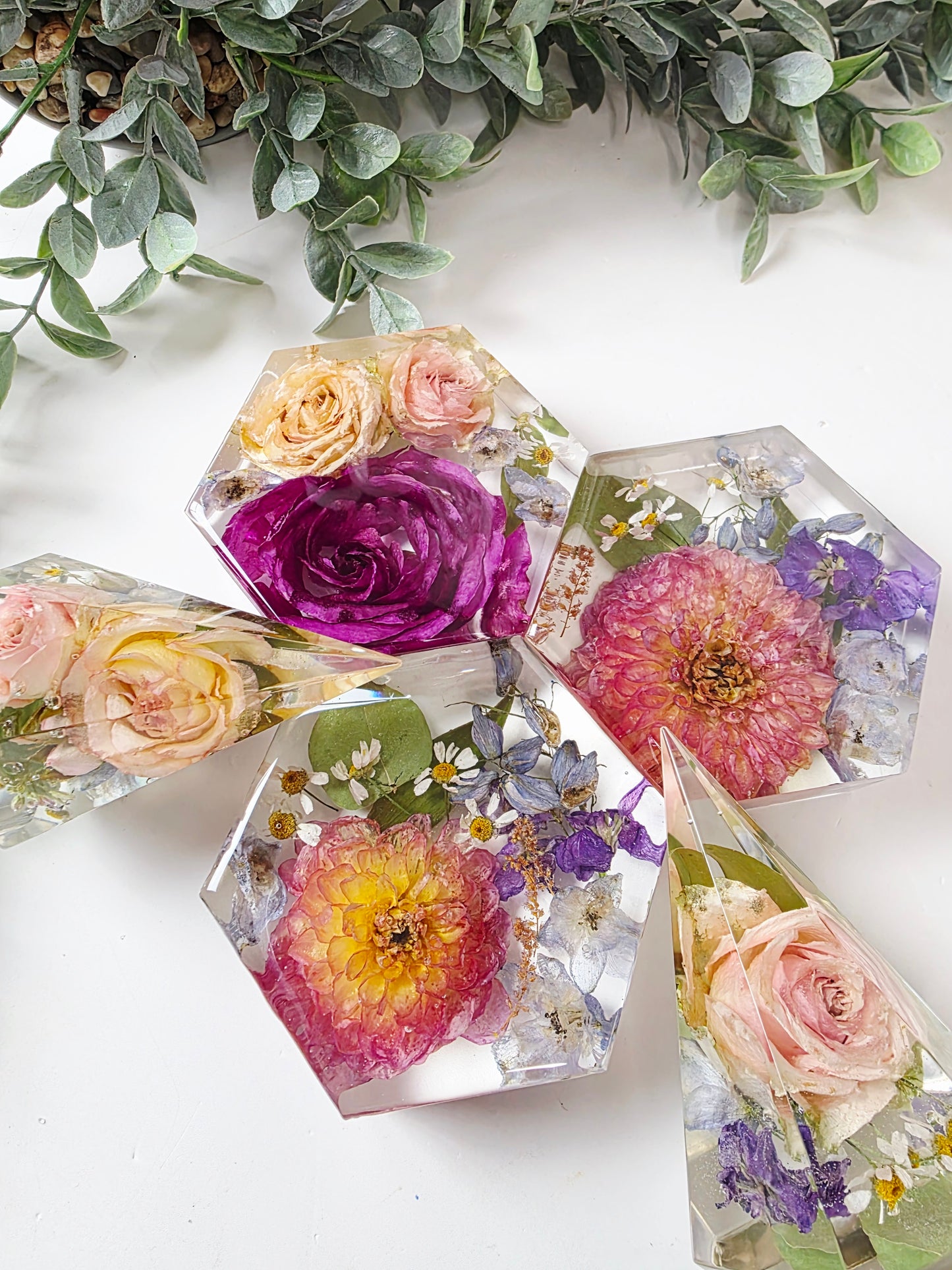 10cm x 3cm hexagon
