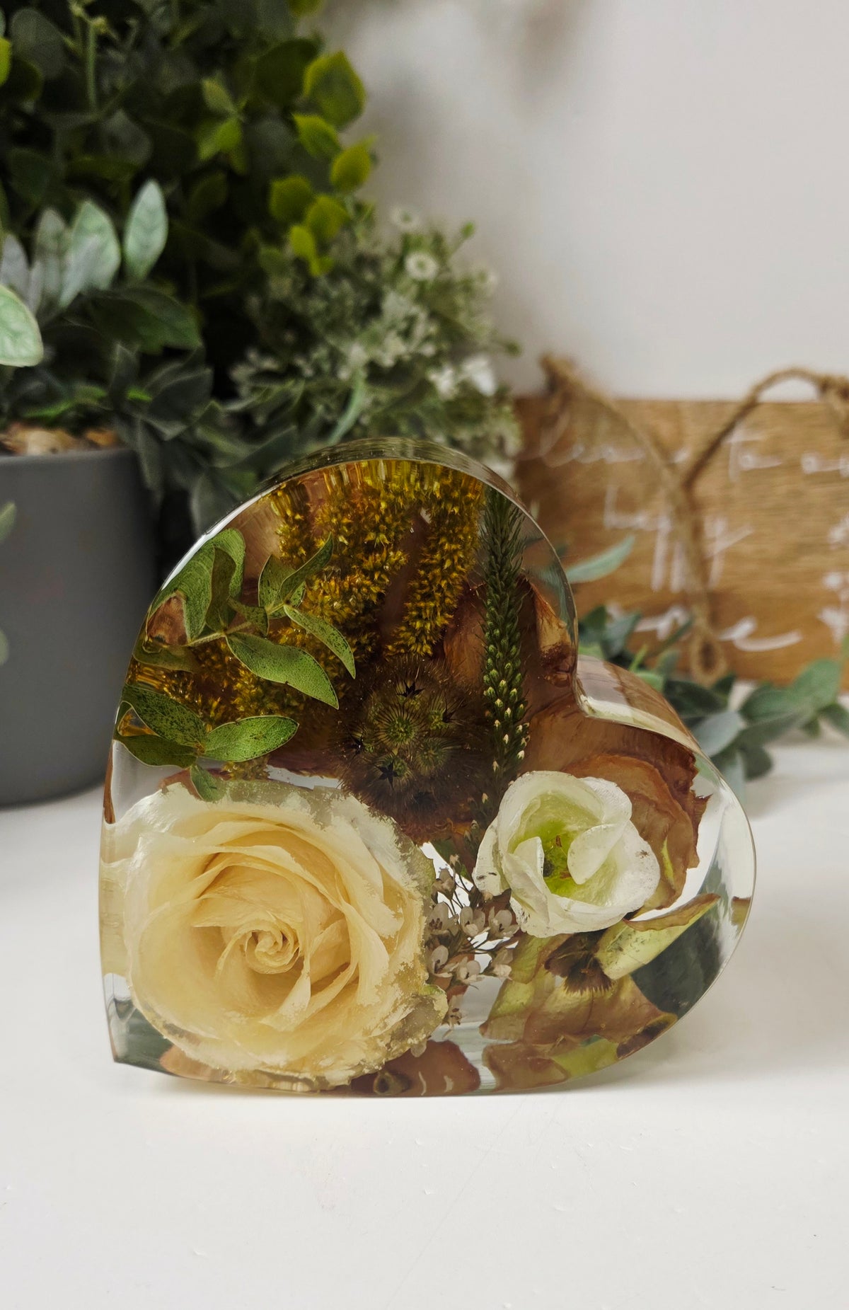 10cm Freestanding Heart