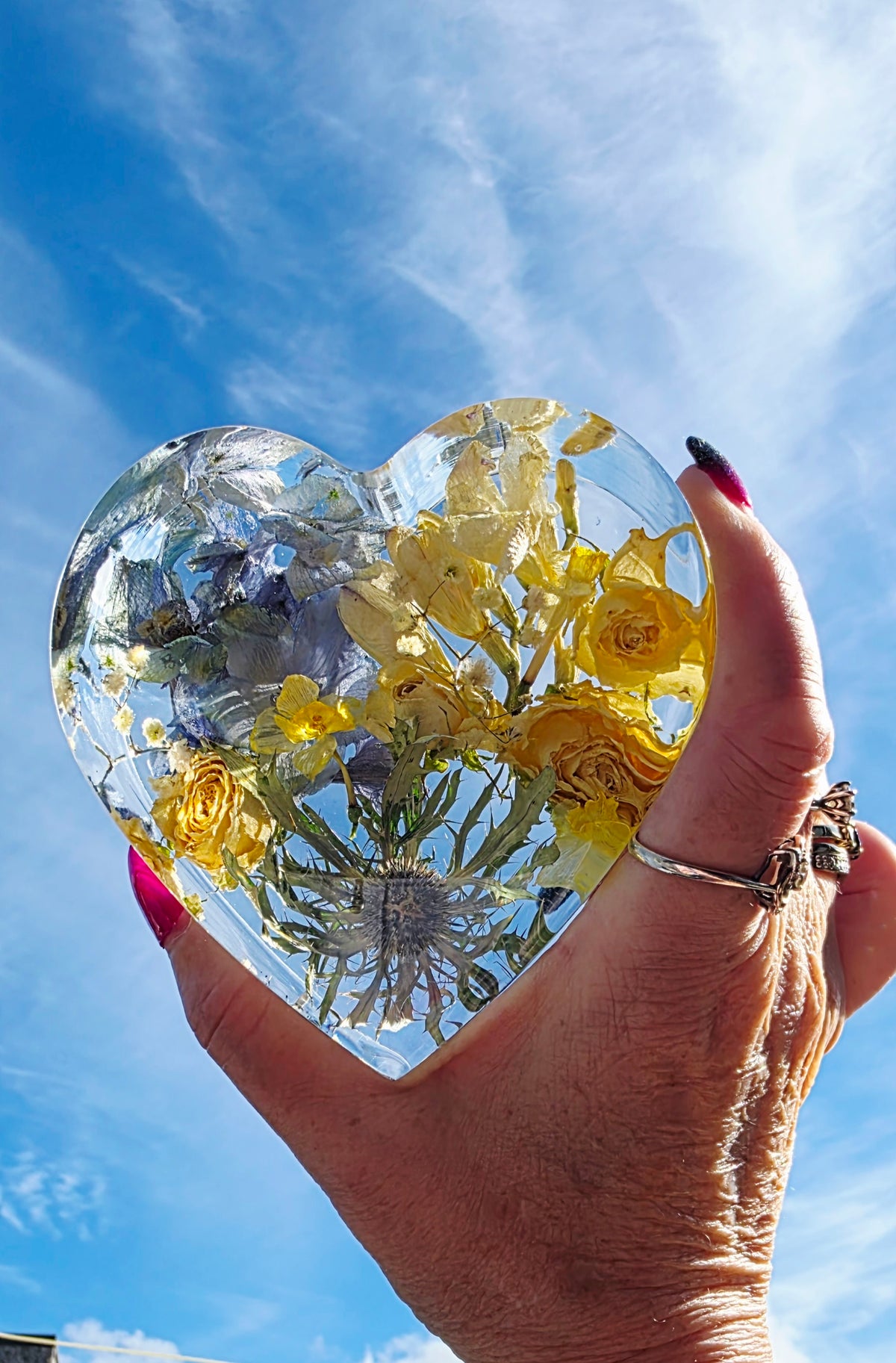 10cm Freestanding Heart