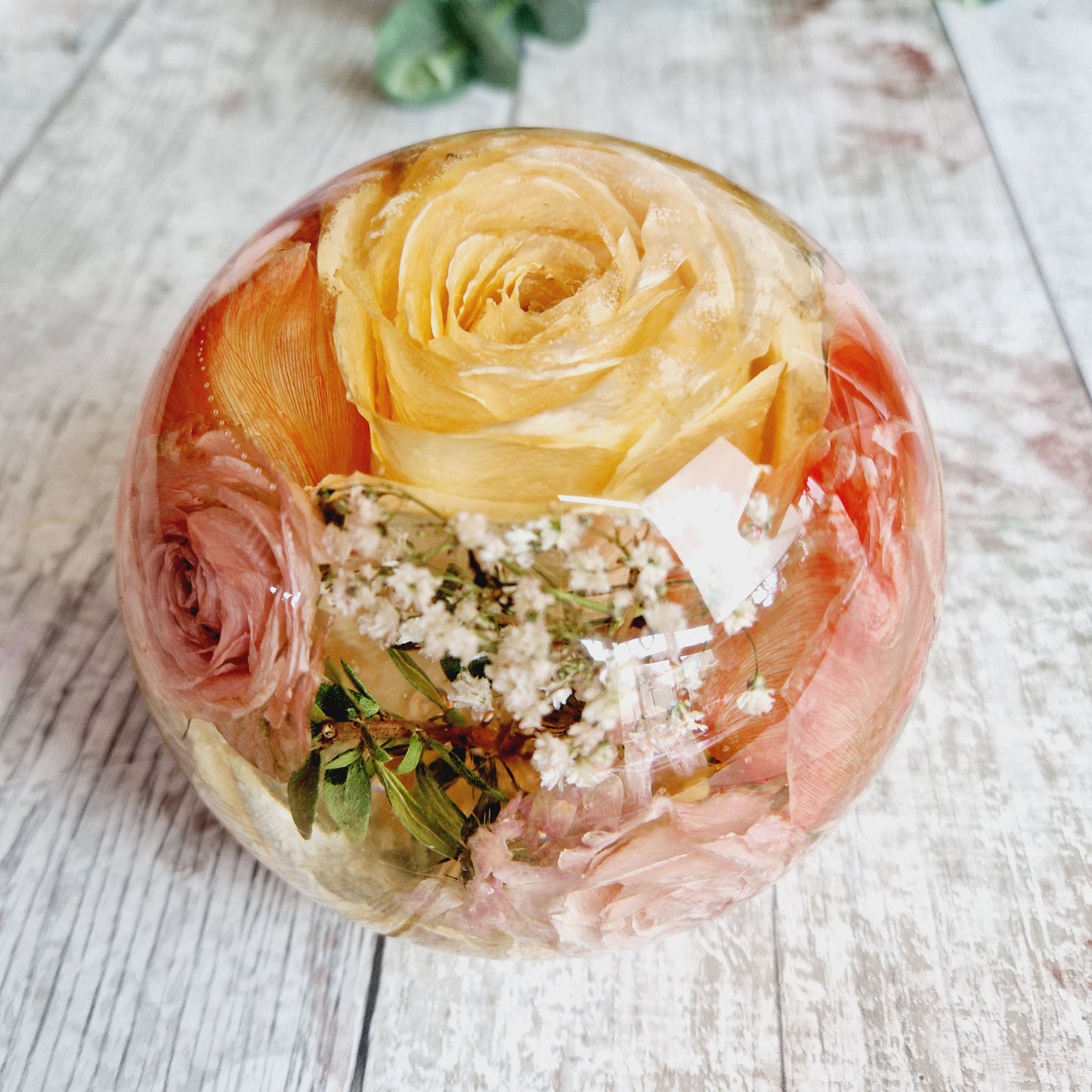 13cm Floral Sphere