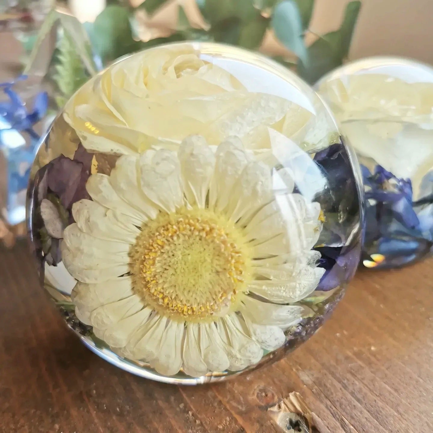 11cm Floral Sphere